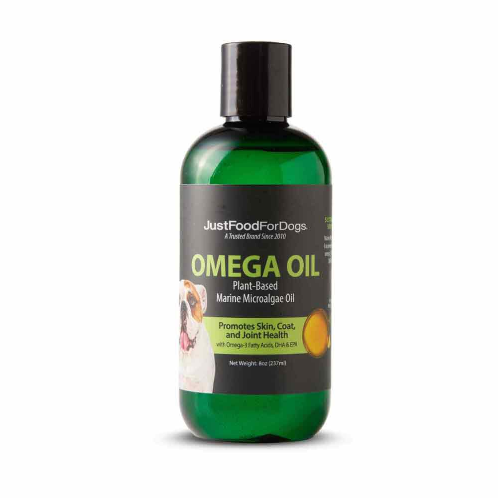 Omega Oil for Dogs with Algae 8 oz JustFoodForDogs